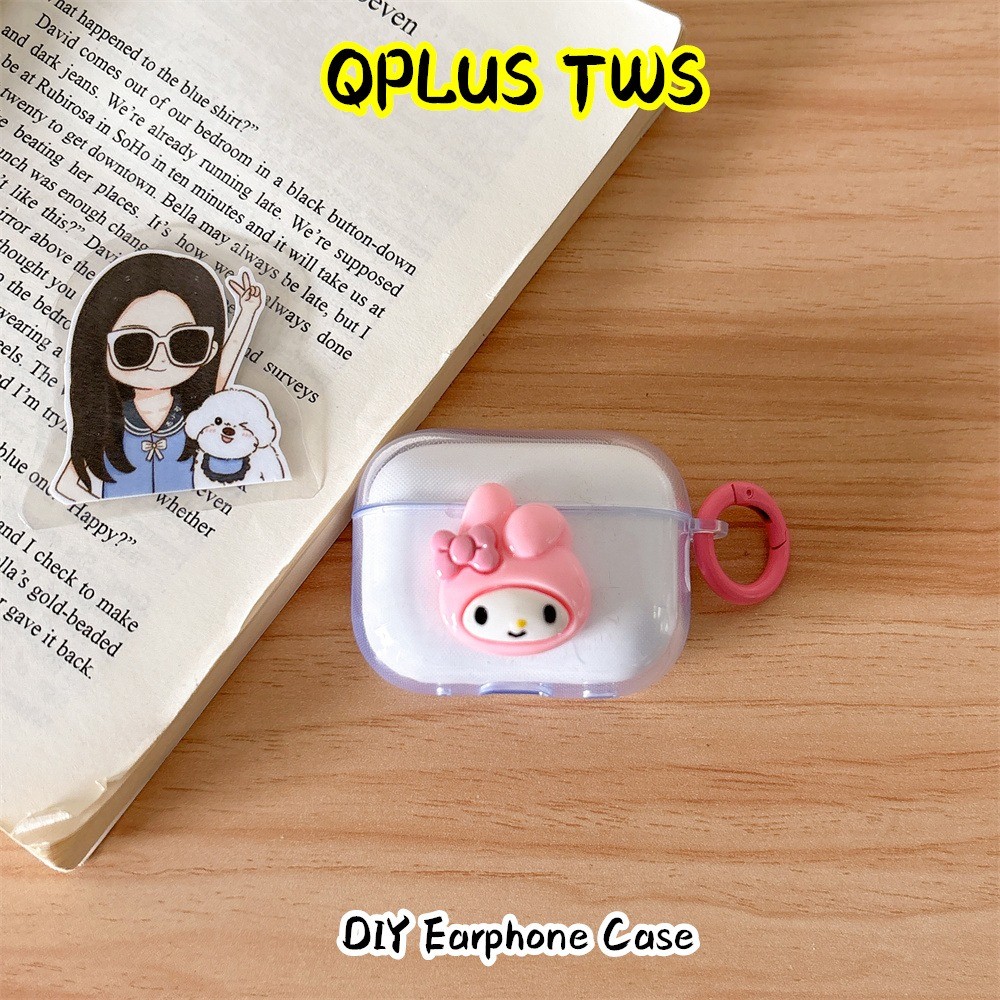 ประณีตสําหรับ QPLUS TWS Casing Case Soft Silicone Headphone Case DIY Cool Cartoon NO.1
