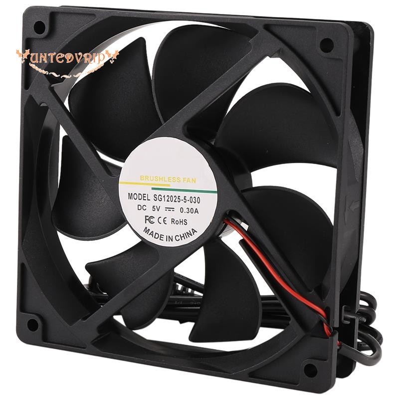 5V USB 2000RPM 12CM พัดลมระบายความร้อนเครื่องทําความเย็นความเร็วสูงสําหรับ Iceriver KS0 KS0 Pro