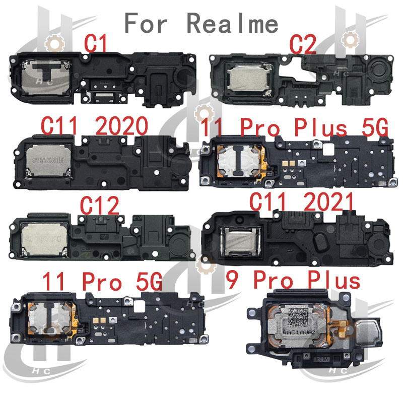 สําหรับOPPO Realme C1 C2 C11 2020 C11 2021 C12 9 Pro Plus 11 Pro 5G 11 Pro Plus 5G LoudลําโพงBuzzer Flexสายโทรศัพท์มือถือBuzzer Ringerซ่อมอะไหล่