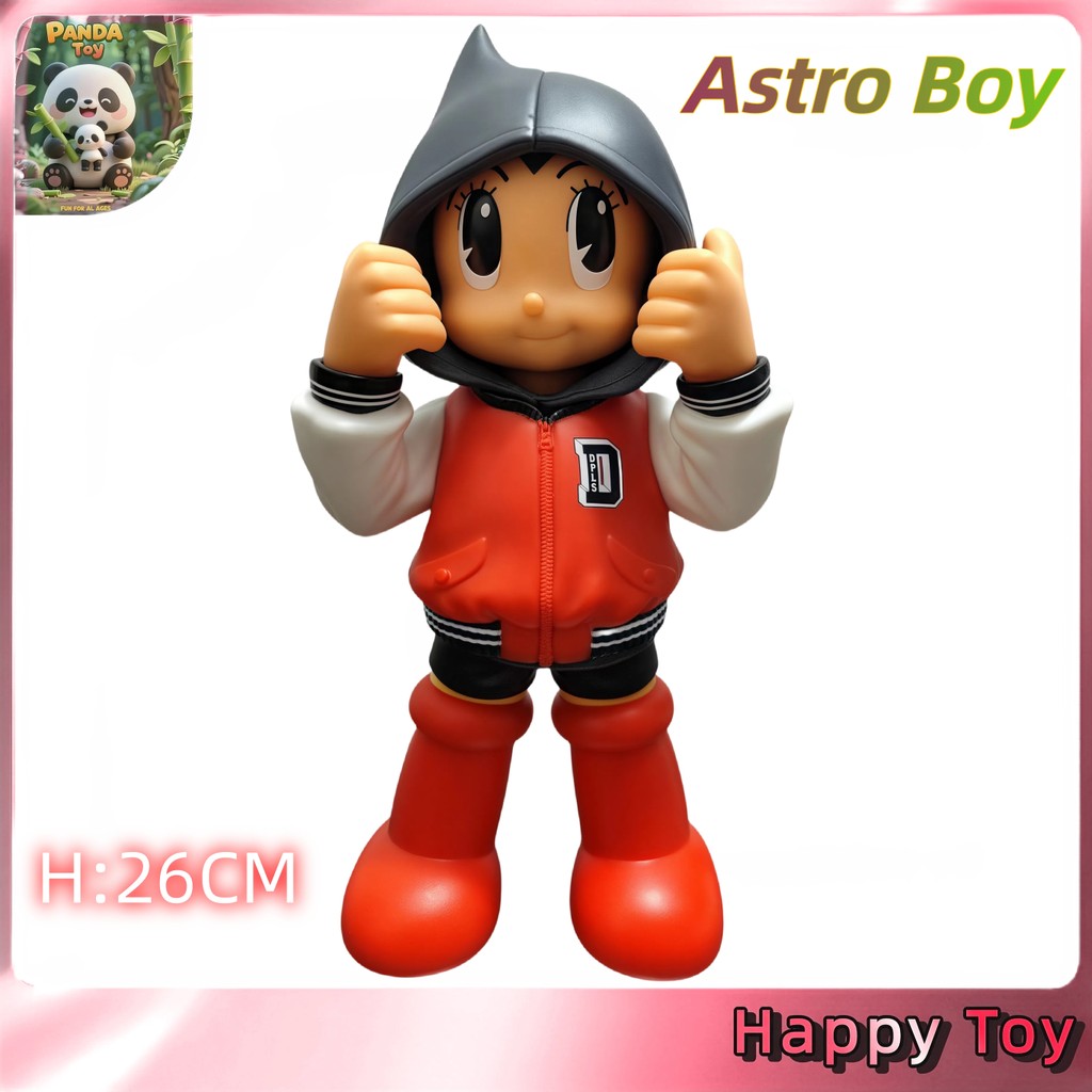 Atomic Little King Kong Astro Boy Mu Peter Pan Doll Astro Boy ไม้ไวนิลโมเดลเครื่องประดับรูป
