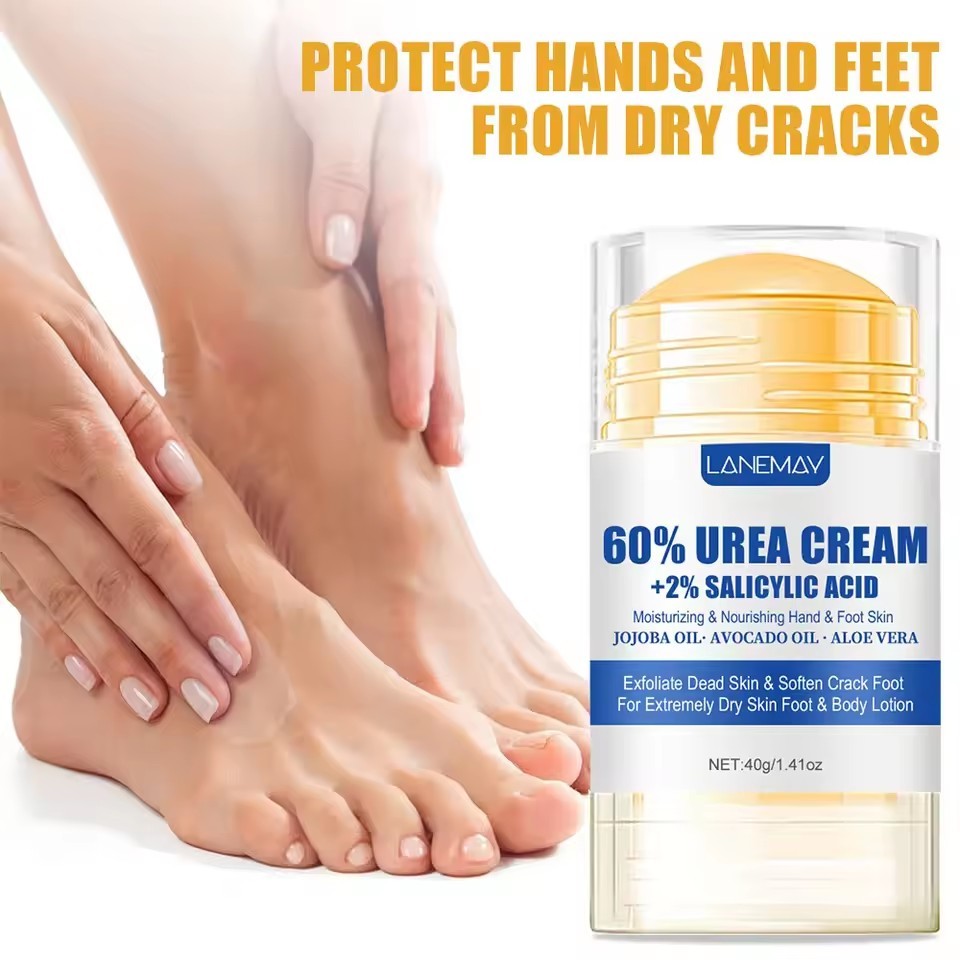 60% Urea & 2% Salicylic Acid Foot Cream - ผลิตภัณฑ์รักษาเท้าบํารุงน้ําเป็นพิเศษสําหรับ Softening Dry Cracked Heel