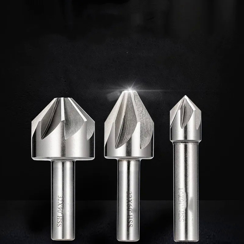 6mm-50mm 60 Degree 120 90 Degree HSS Chamfer Cutter Chamfering Drilling Mill Drill Milling Cutting T