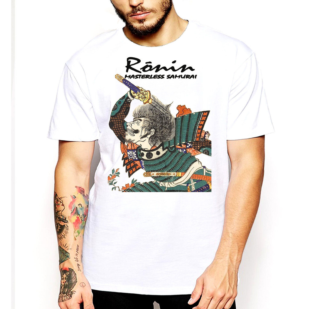 เสื้อยืดซามูไร Bushido Japanese Warrior Katana Men Cotton Tank Top
