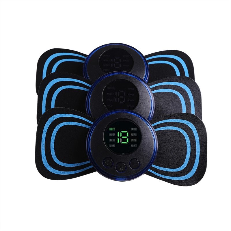 เครื่องนวดคอแบบชาร์จไฟได้มินิไฟฟ้าคอไหล่8โหมด Body Massager muscle Pain Relief Stock