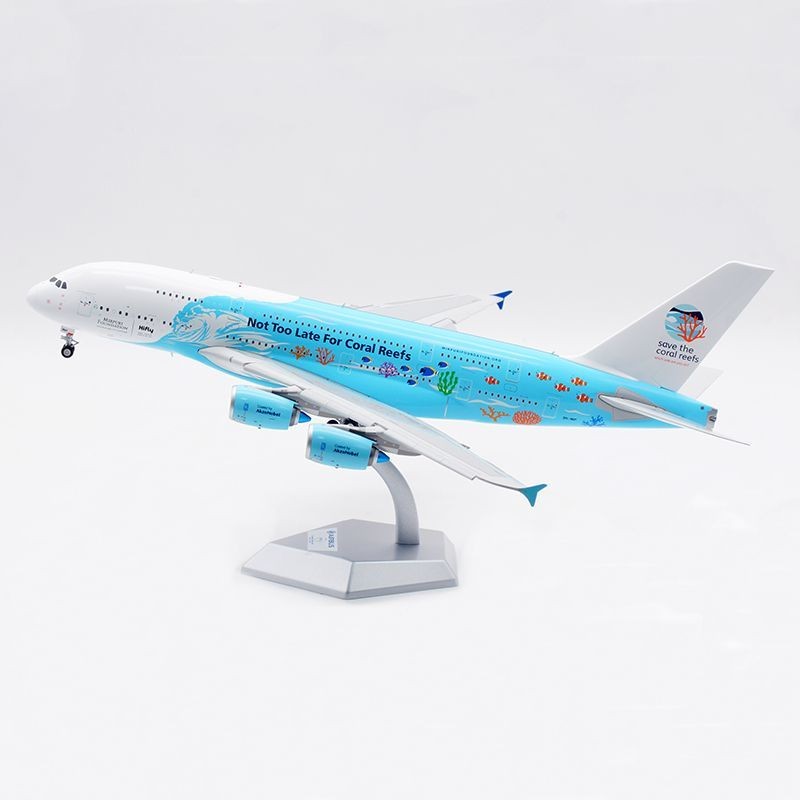 SQ Wings 1: 200 Maerta Hifly Aviation A380 9H-MIP Coral เครื่องบินรุ่น Wings