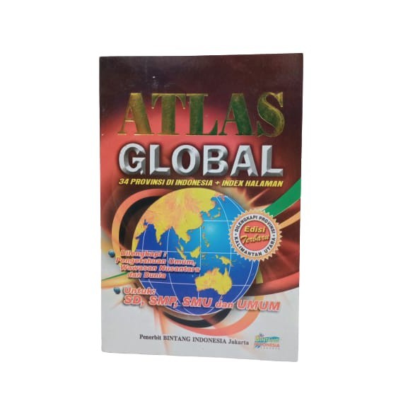 RGT - 1 PC ATLAS / GLOBAL ATLAS BOOK 34 PROPINESIA (SMALL)