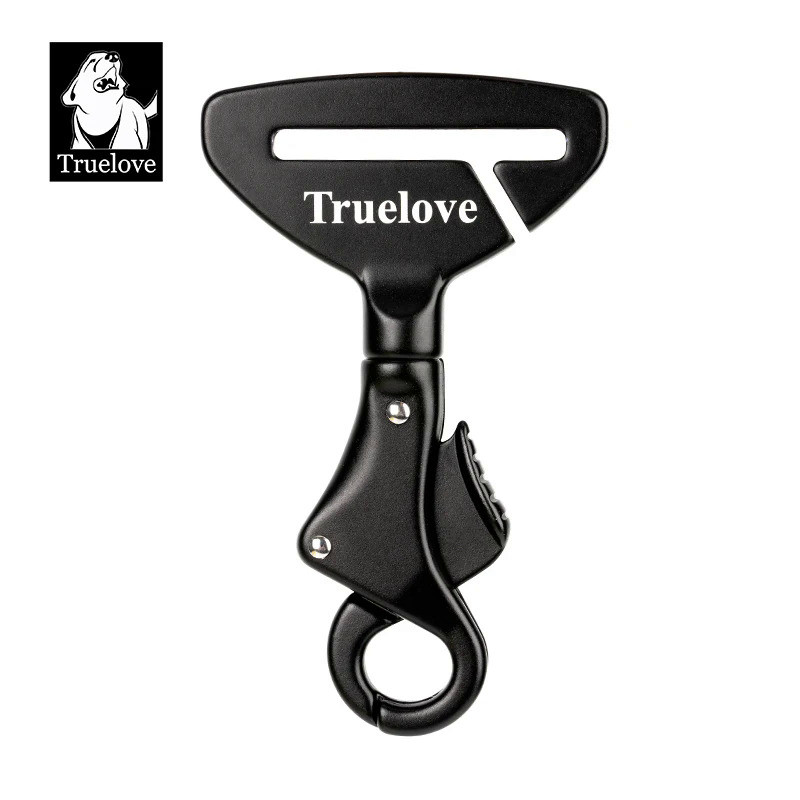 Truelove Car Seat Belt Safety Buckle Belt Collar or Harness Lightweight Aluminum Alloy Portable TLM1