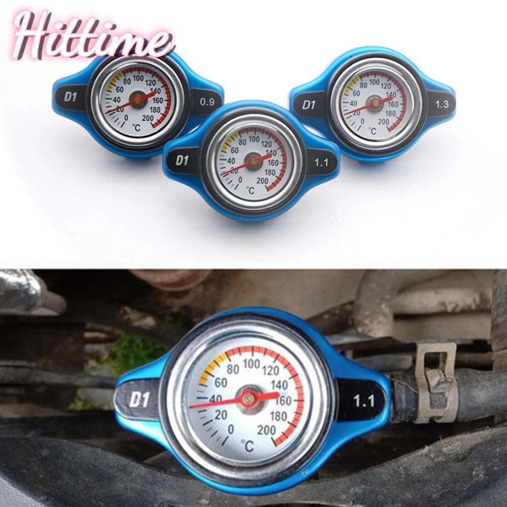 Hittime 1 ชิ้น 0.9Bar 1.1Bar 1.3 บาร์ Thermost หม้อน้ําฝาครอบถังเครื่องวัดอุณหภูมิน้ําฝาครอบ Racing รถใหญ่หรือเล็ก D3W3