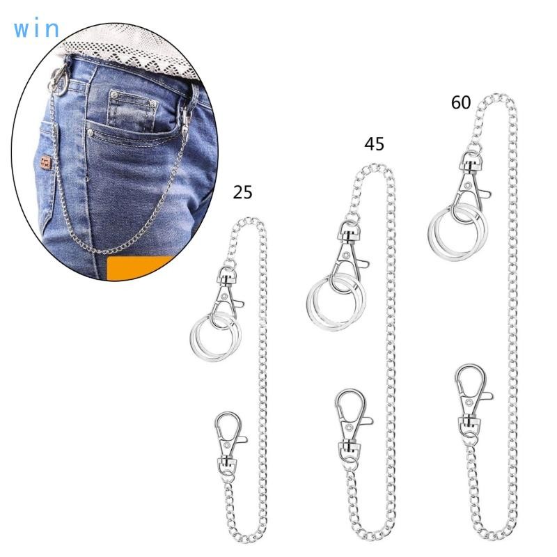 Win ทั้งสิ้นสุด Lobster Buckle Chain Belt Wallet Chain Pants Chain Pocket Chain