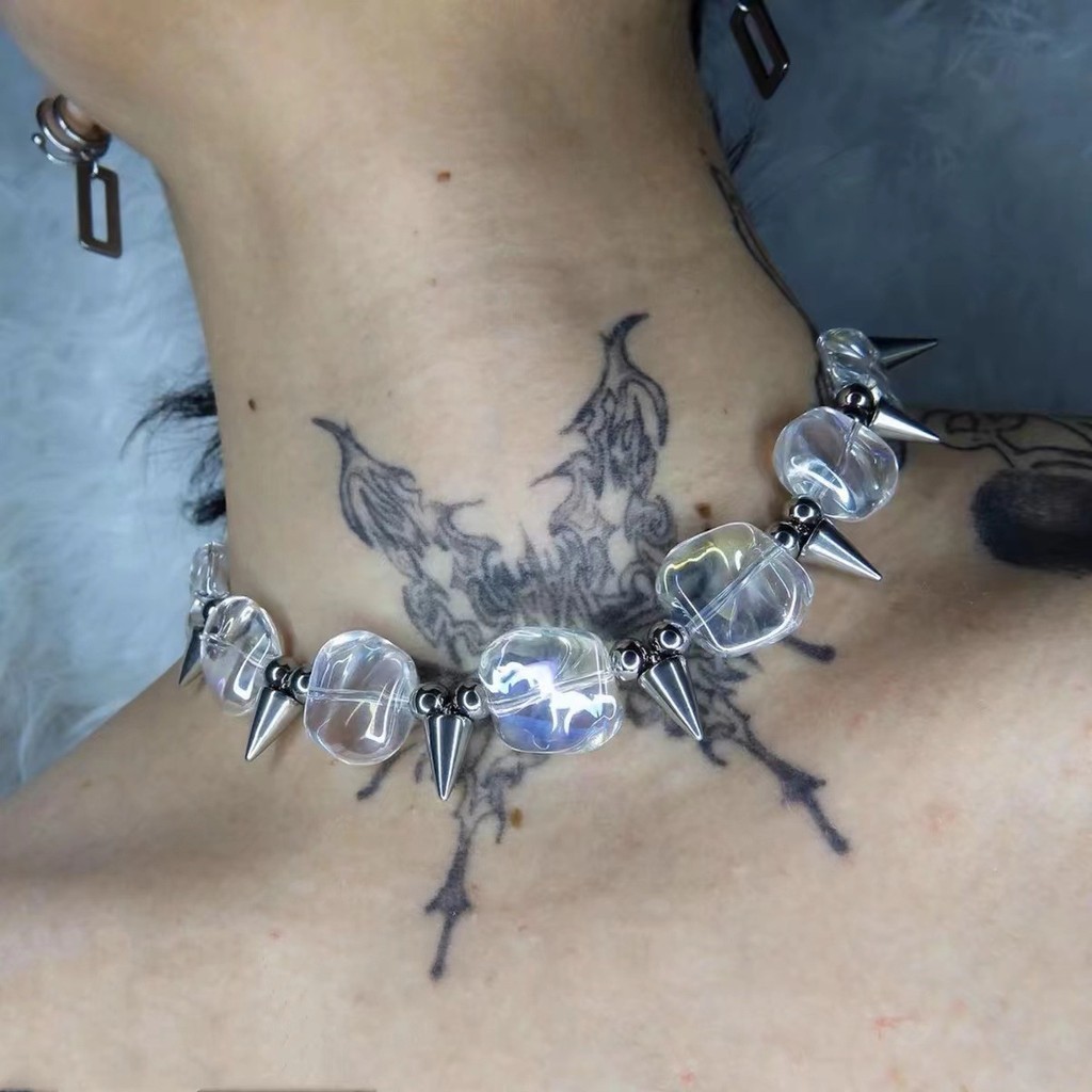 สร้อยคอไม้กางเขน สไตล์พังค์ เครื่องประดับแฟชั่นสไตล์ยุโรปและอเมริกา - รูปที่ 7