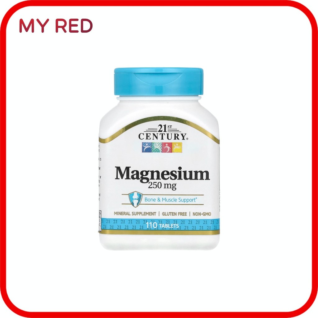 21st Century, Magnesium, 250 mg, 110 Tablets