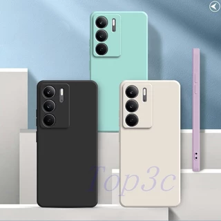 เคส realme C75/C67/C65/C63/C61/C55/C53/C51/Realme C35 SimpleสีธรรมดาAnti Dropซิลิโคนป้องกันกรณีYT