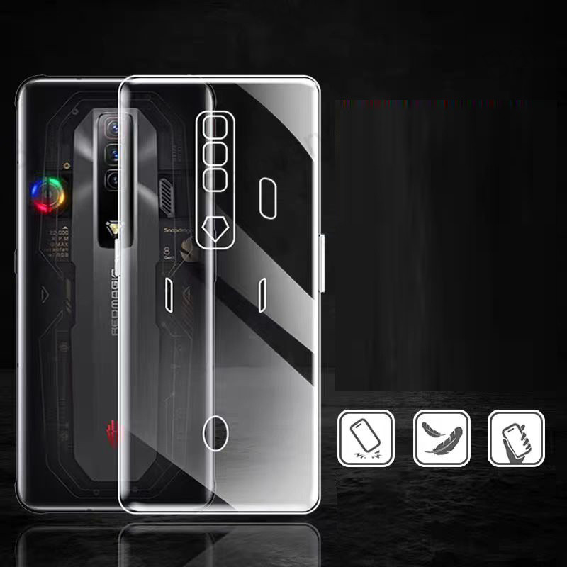 สําหรับ Red Magic 7 NX679J Pro NX709J เคสซิลิโคน TPU นุ่มใสฝาหลัง