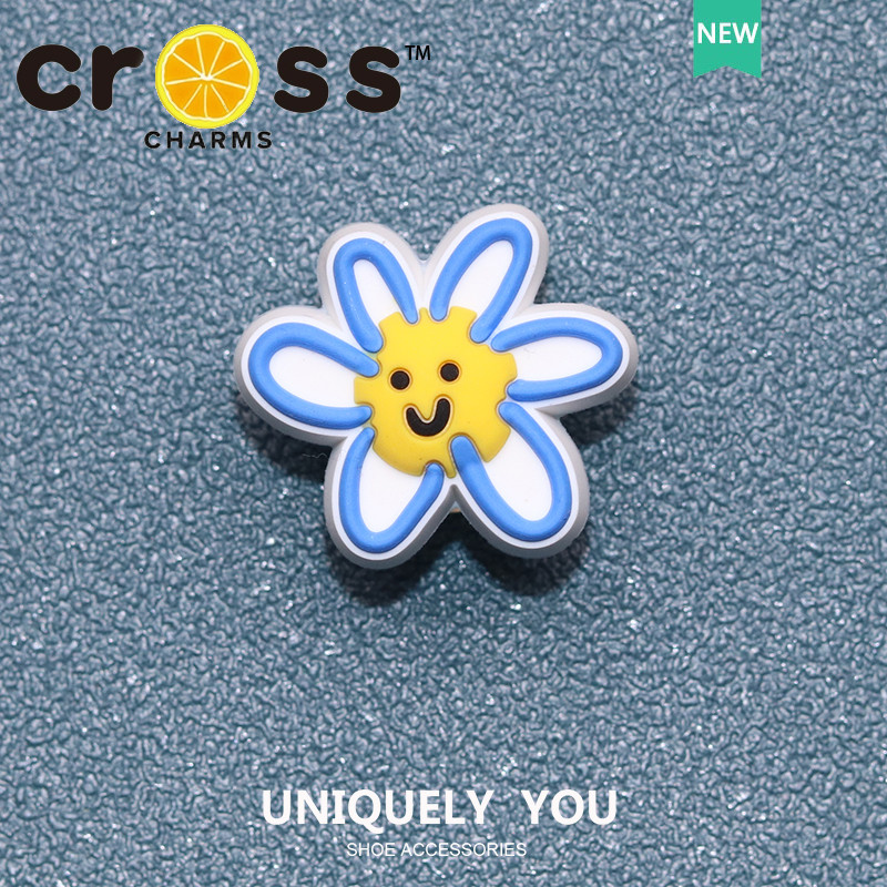 JIBBITZ cross charms ตัวติดรองเท้า Rainbow หัวใจผีเสื้อ ตัวติดรองเท้า cross