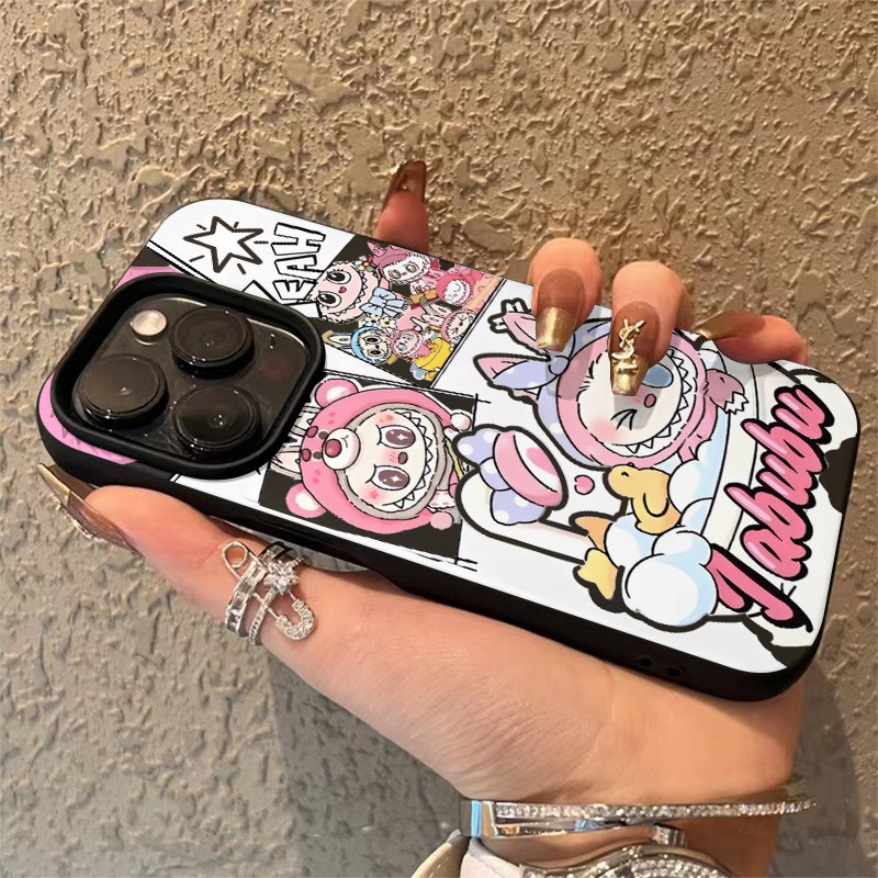 🔥ส่งจากไทย🔥เคสไอโฟน16 13 14 11 15 Pro Max Pop Mart LABUBU High-end fashion sense Compatible For iPho