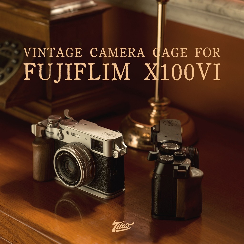 Tilta Vintage กล้องสําหรับ FUJIFILM X100VI TA-T70-LCC-GN ขยายอุปกรณ์เสริม Quick-release กรอบป้องกัน