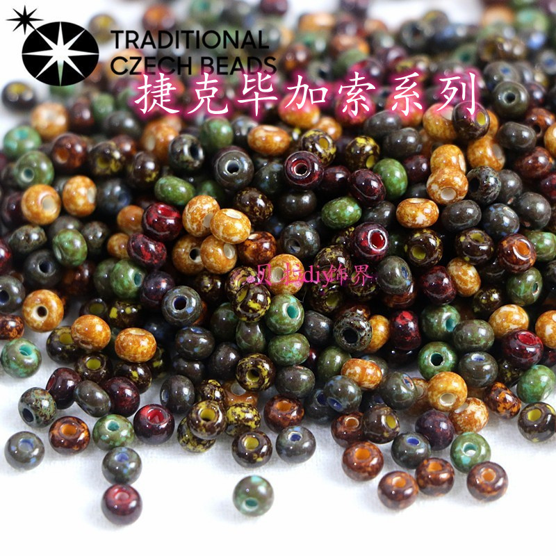 [ลูกปัดแก้วนำเข้าจากเช็ก.BOSS Osa 4 มม.] ใช้สำหรับทำสร้อยข้อมือและสร้อยคอมืองาน DIY และเป็นวัสดุทำเค