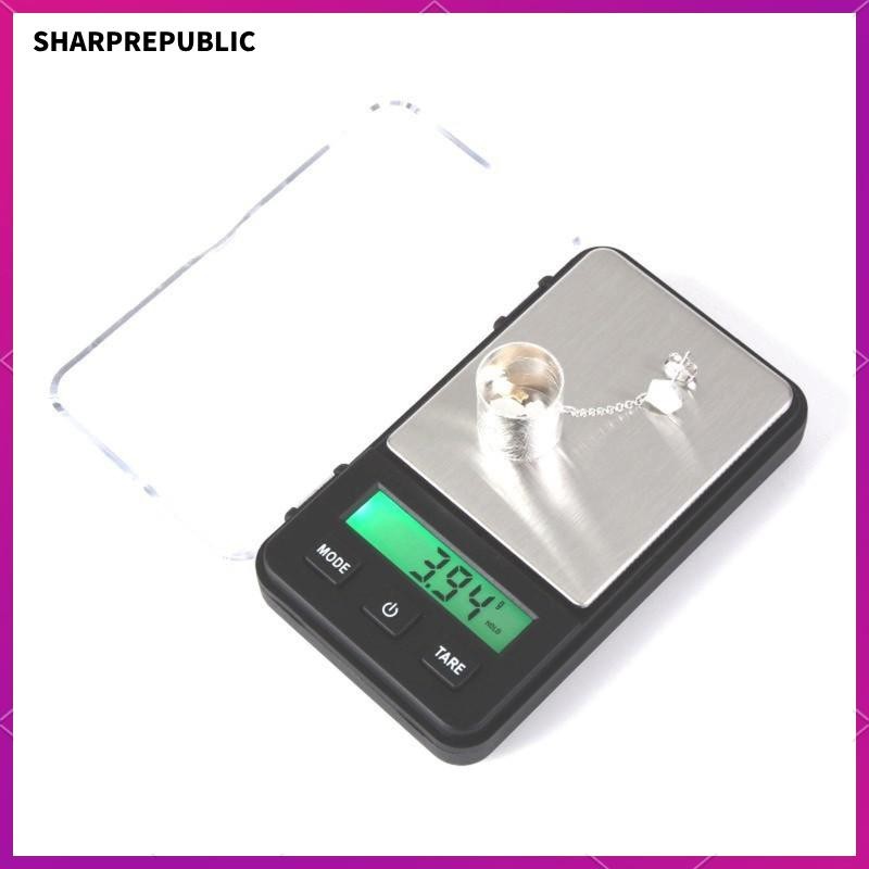 [Sharprepublic] Gram Food Scale Kitchen Portable Scale Scale Scale Digital Weight Gram ความแม่นยํา 0