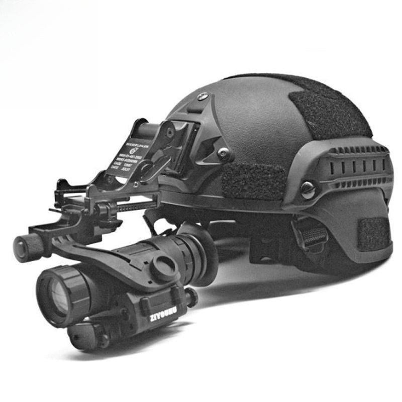 ฟรีเสืออินฟราเรดอุปกรณ์มองกลางคืน PVS-14หมวกกันน็อคถ่ายภาพกลางแจ้งแบบพกพามือถือหัวกล้องดิจิตอล
