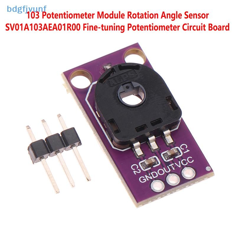 Bdgf 103 เซ็นเซอร์มุมโรตารี Fine-Tunning โมดูล Potentiometer SMD ฝุ่นมุม Sensing Potentiometer โมดูล