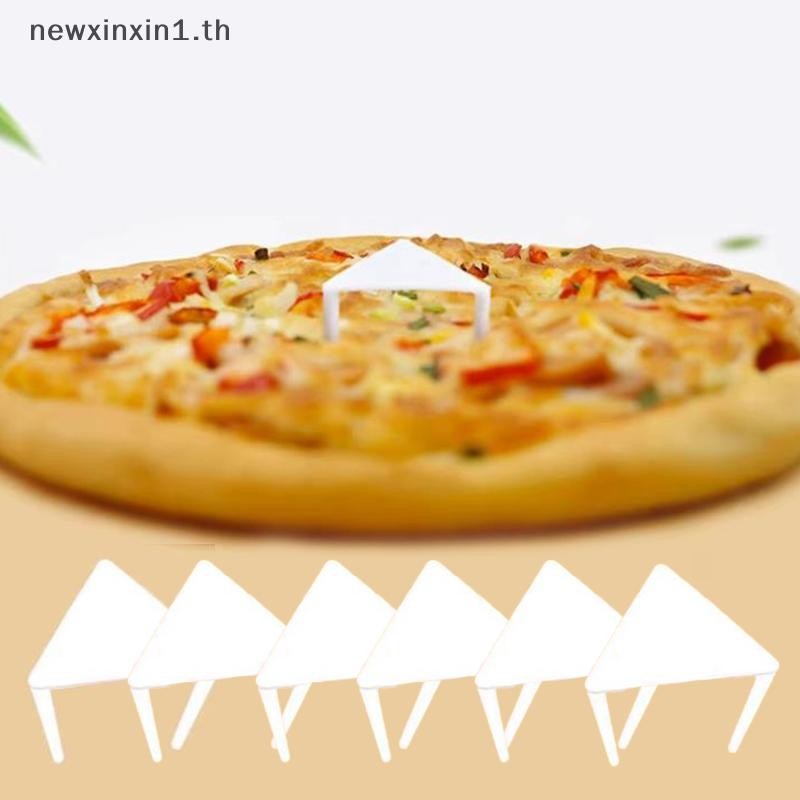 *NT* 100 ชิ้น Pizza Saver Stands Fixing Rack ที่วางพิซซ่าพิซซ่าบรรจุขาตั้งกล้องพลาสติก Stack {T}