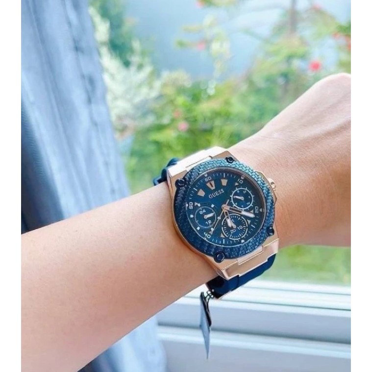 นาฬิกาผู้หญิง Guess W1094L2 Zena Blue ของแท้
