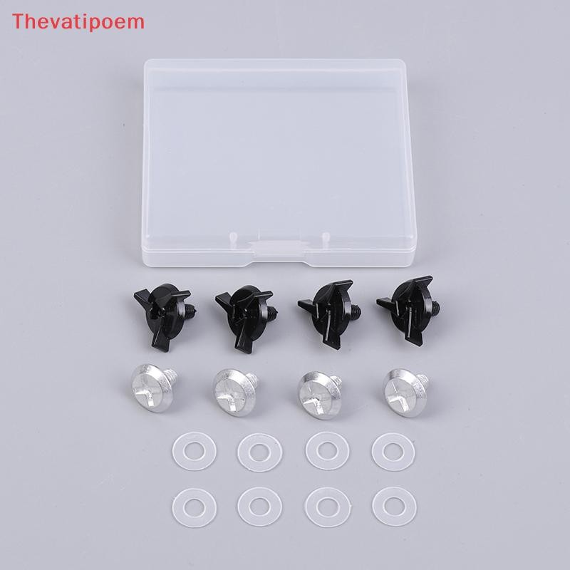 [Thevatipoem] 8 ชิ้น/เซ็ต Motocross หมวกอุปกรณ์เสริมสกรูสกรูพิเศษสําหรับ Off Roads หมวกกันน็อคอลูมิเ