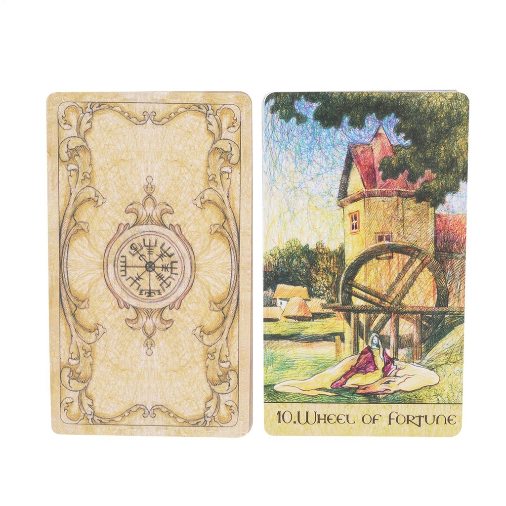 Tarot Deck The Fantasy Garden Tarot Cards Fortune Telling Game Decks Entertainment Board Game Cards for Friends tayenith