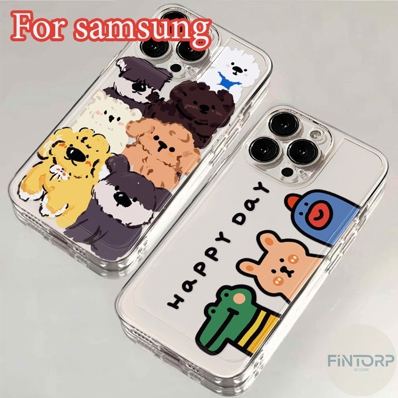 เคสFor Samsung A36 A56 A26 A55 A54 A53 A52 A52S A35 A23 A22 A16 A15 A14 A06 A05S A05 S24 FE 5G ซิลิโคนใสนิ่ม กันกระแทก