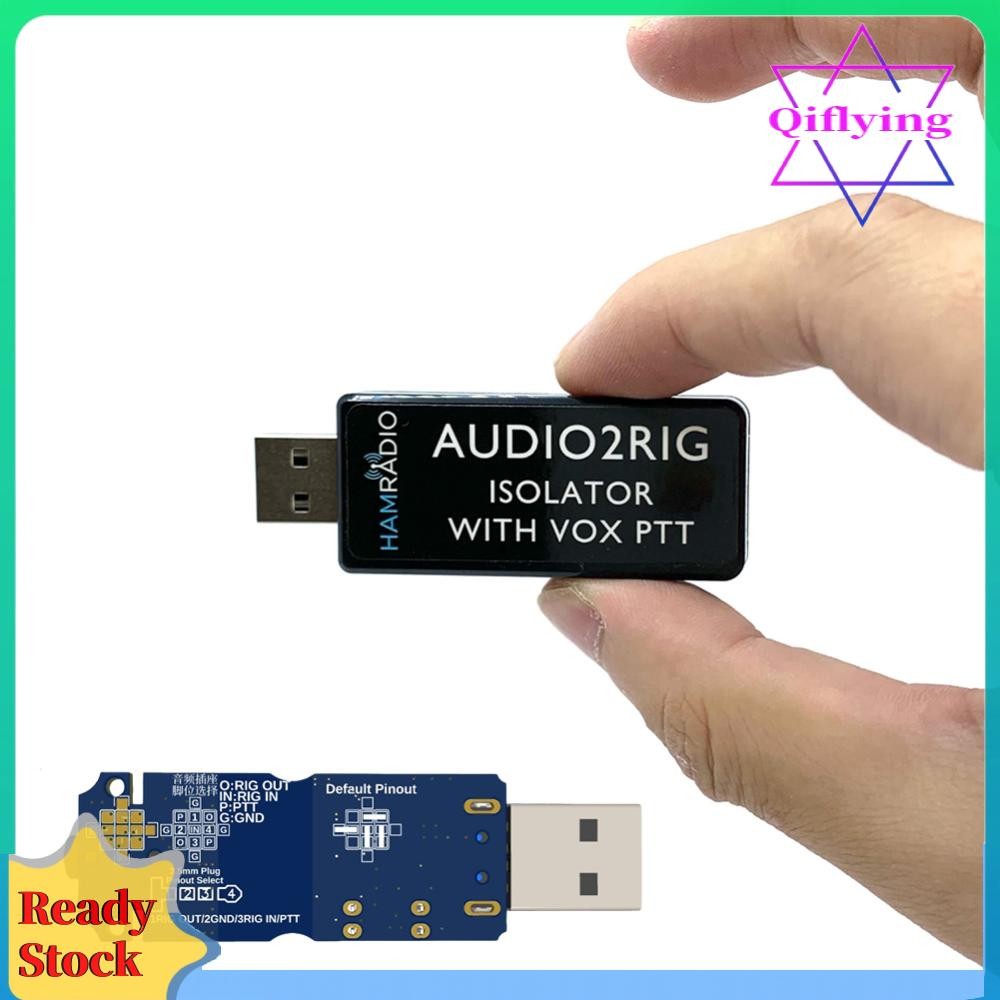 AUDIO2RIG วิทยุสมัครเล่น USB การ์ดเสียงสําหรับ KENWOOD YAESU ICOM วิทยุ