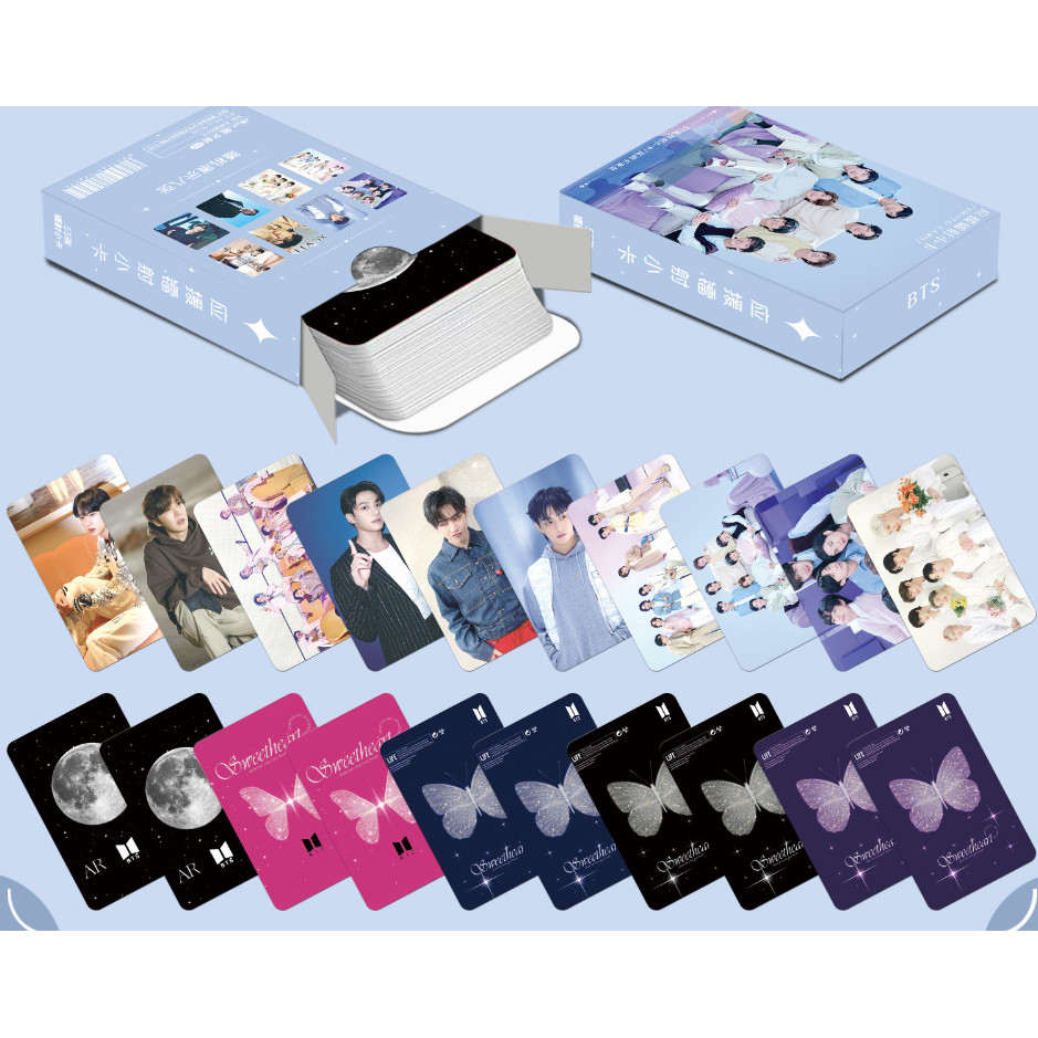 50-119pcs BT-S V FRI (END)S เลเซอร์โฮโลแกรมการ์ด Lomo Jung Kook GOLDEN SUGA แผนที่ D-DAY Kim Tae Hyu