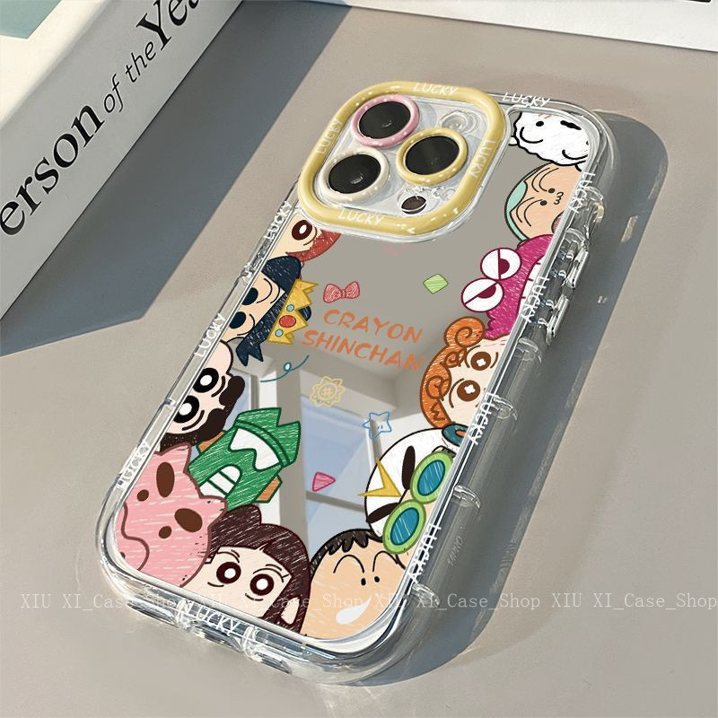💛เข้ากันได้กับเคส iPhone16 Pro Max iPhone15ProMax 14 iPhone13 12 iPhone 11 X XR XS 78plus เคสโทรศัพท