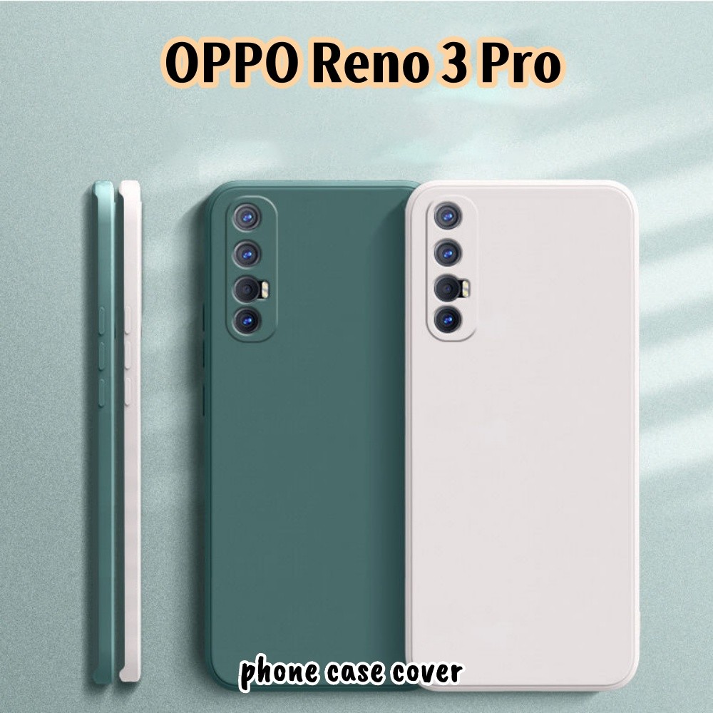 อนาคตดาวสําหรับ OPPO Reno 3 Pro ปกซิลิโคนเต็มกรณีคลาสสิกสีทึบเคสโทรศัพท์ปกง่ายต่อการถอดแยกชิ้นส่วน