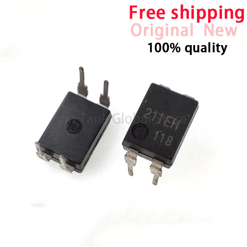 10 ชิ้น/ล็อต AQY210EH 210EH SOP-4 DIP-4 opto coupler ใหม่เดิม