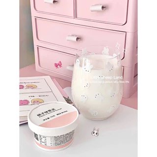 แก้วน้ำ แก้วกาแฟ ลายmiffy🐰 400ml สำหรับร้านกาแฟ