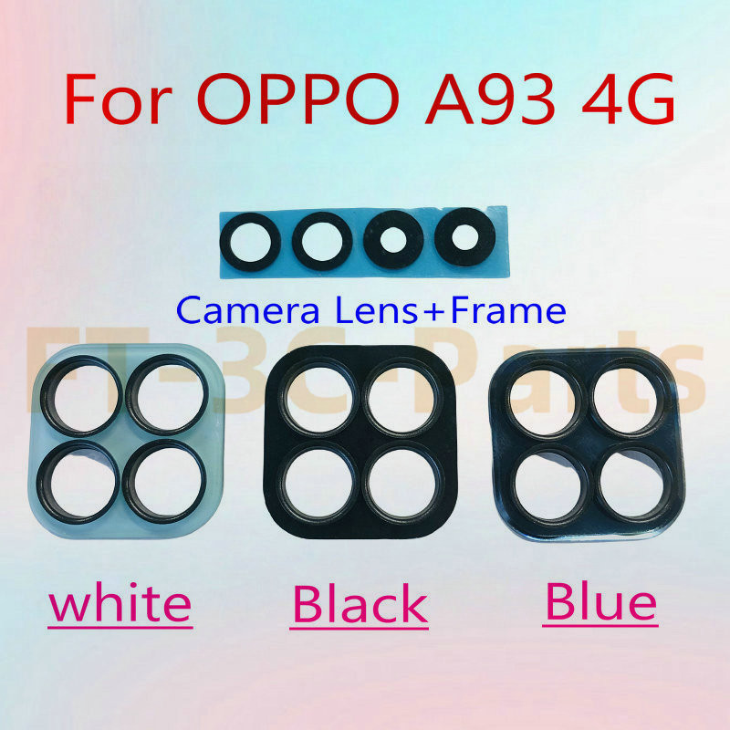 สําหรับ OPPO A93 4G CPH21 CPH2123 กล้องด้านหลังกระจกเลนส์กรอบอะไหล่ซ่อม