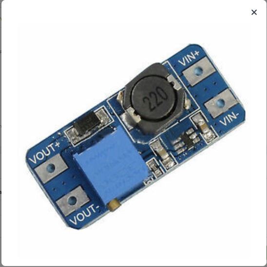 MT3608 DC-DC 2A Step Up Boost Converter โมดูล Mini Power Booster