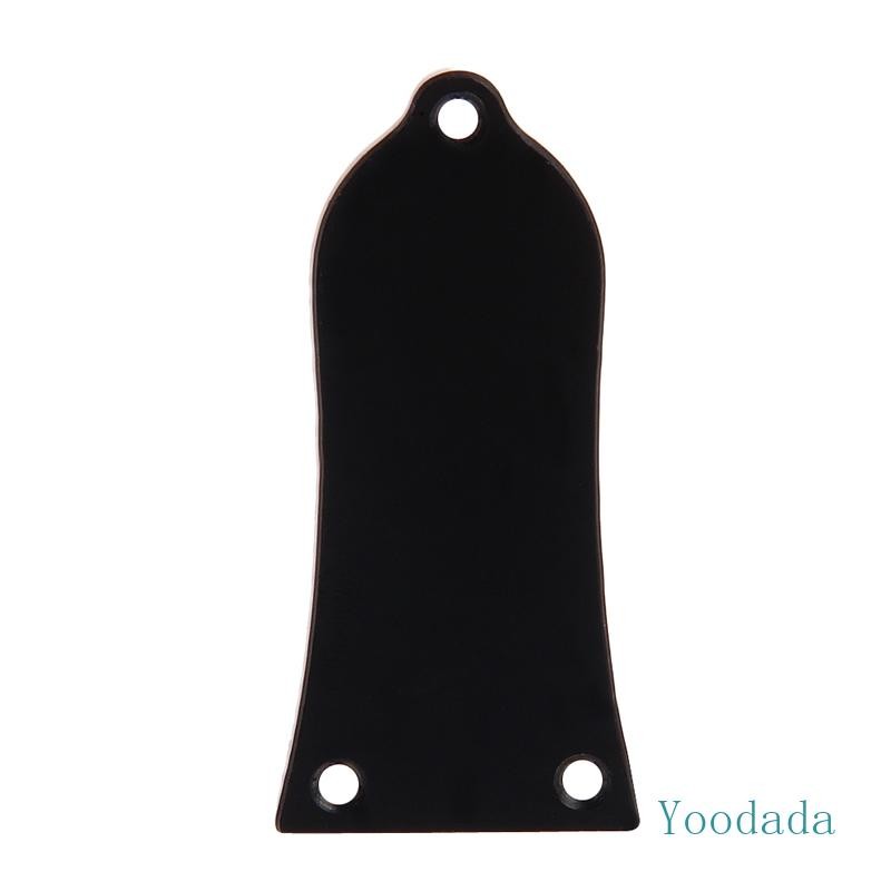 Yoo 3 หลุม Bell Shape พลาสติก Bell สไตล์กีตาร์ไฟฟ้า Truss Rod Cover สําหรับ Gibson