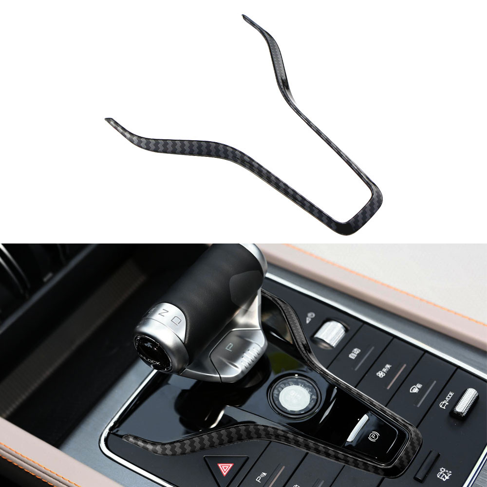 สําหรับ BYD Atto3 ATTO 3 หยวน Plus 2022 2023 2024 เกียร์ Shift Knob กรอบ Trim ตกแต่งสติกเกอร์อุปกรณ์ตกแต่งภายใน