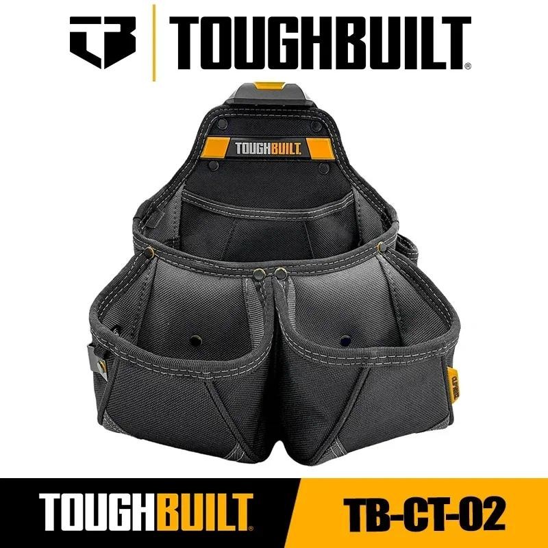 Toughbuilt TB-CT-02 กระเป๋าเครื่องมือปากคู่ Quick แขวนชุดเครื่องมือแบบพกพากระเป๋าคาดเอว