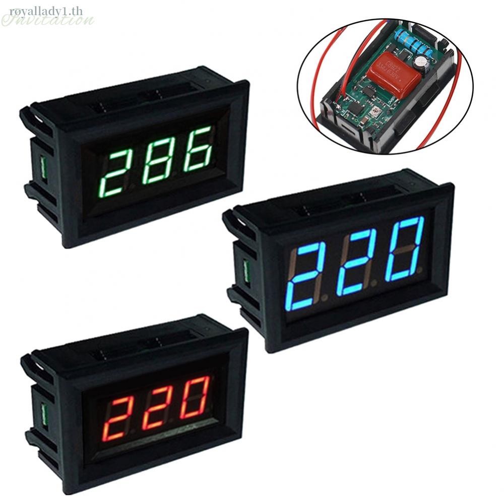 ตารางแรงดันไฟฟ้า DSN-DMM-568ac Display Gauge สีเขียว <18mA ยาว X กว้าง X หนา;