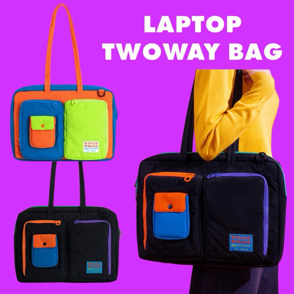 ลดเพิ่ม ทักแชท / Wiggle Laptop Bag 15.6"/ กระเป๋าใส่โน้ตบุ้ค สายยาว สะพายขึ้นไหล่ได้