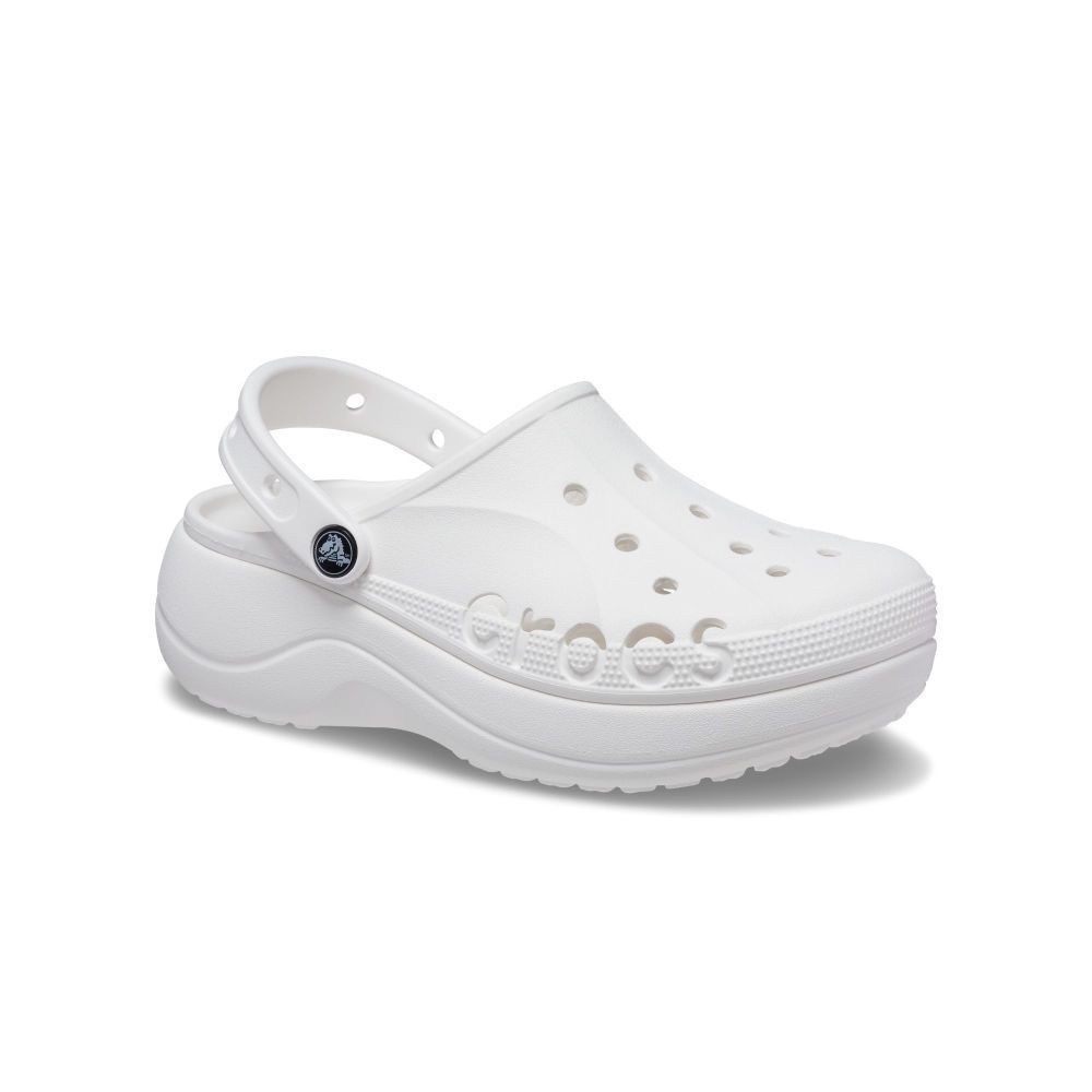 CROCS รองเท้าลำลองผู้หญิง BAYA PLATFORM CLOG รุ่น 20818611S - WINTER WHITE/BONE