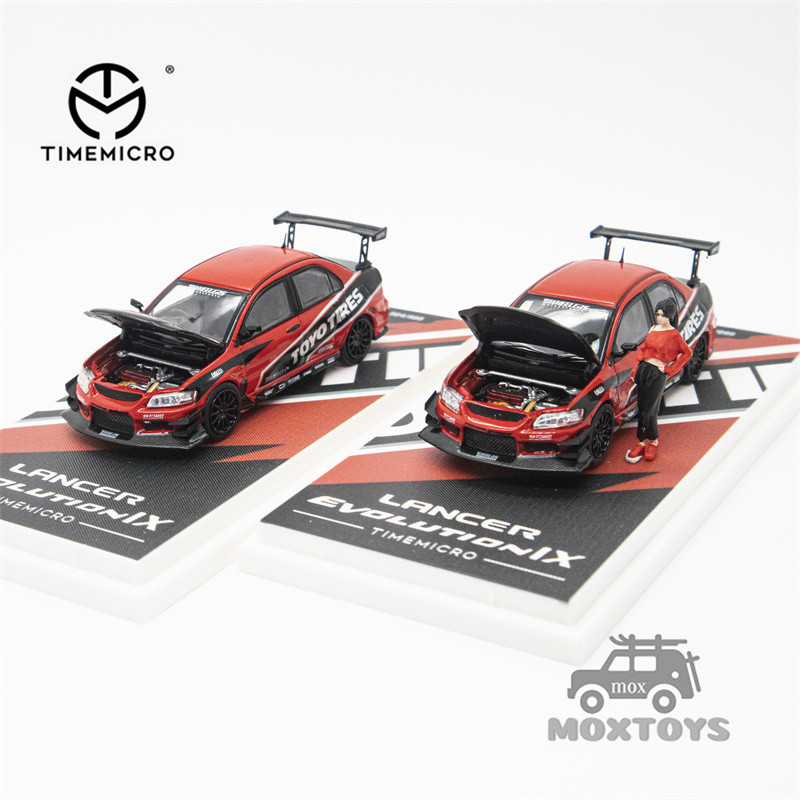 Time Micro 1:64 Mitsubishi* Lancer EVO IX Red limited999 รถโมเดลDiecast