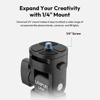 Ulanzi LA04 Light Stand Adapter อะแดปเตอร์ ต่อขาตั้งไฟ ไฟสตูดิโอ กล้อง DSLR Mirrorless แฟลช