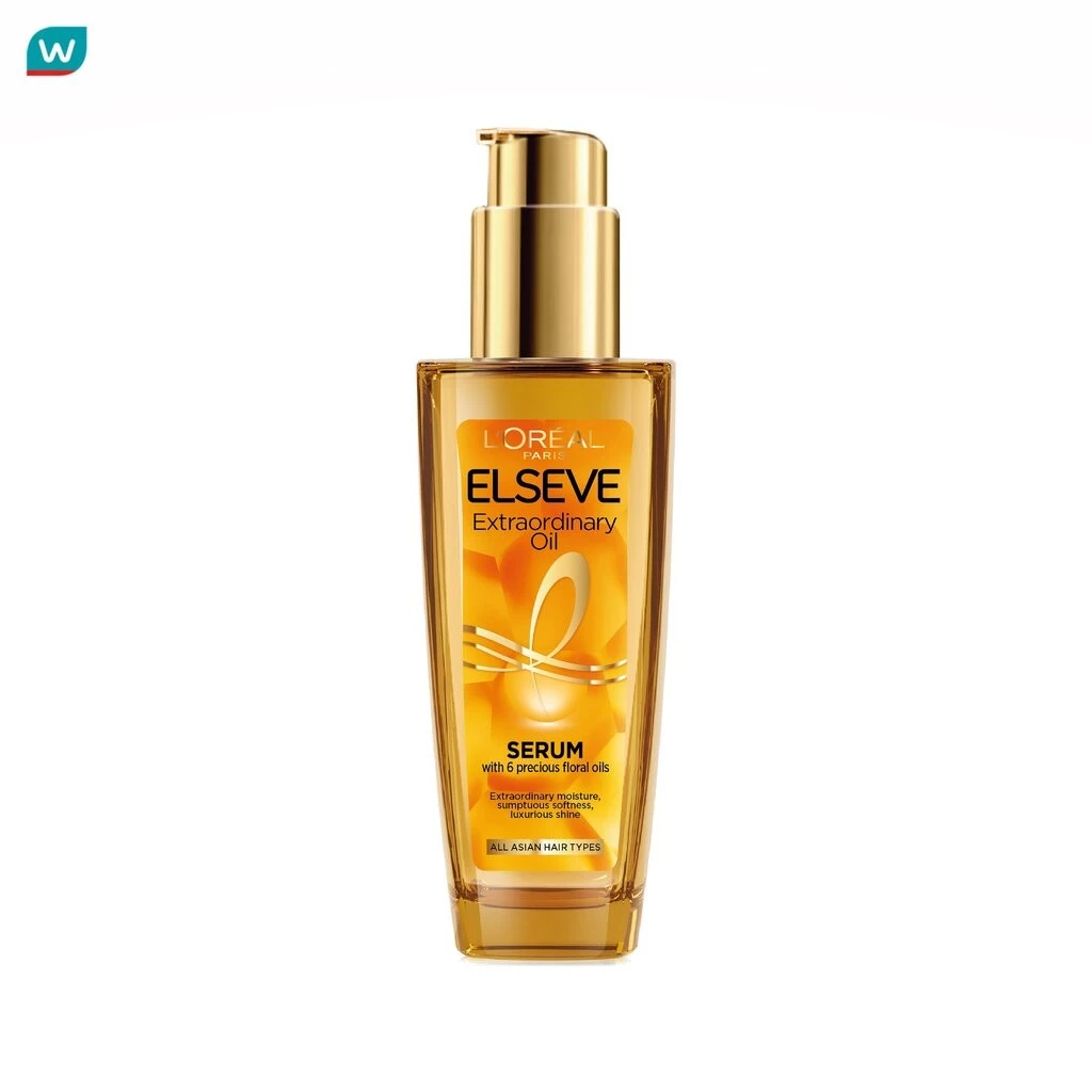 L'Oreal ลอรีอัล ปารีส เอลแซฟ เอ็กซ์ตรอว์ดินารี่ ออยล์ สำหรับทุกสภาพผม 100 มล.
