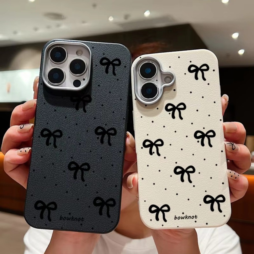 เกาหลี Ins น่ารัก Polka Dot หนัง TPU สําหรับ OPPO A12 A12e AX5 A3S A7 AX7 A5S AX5S A31 A33 A53 A9 A5 2020 A52 A72 A92 A76 A96 ฝาครอบโทรศัพท์ซิลิโคน