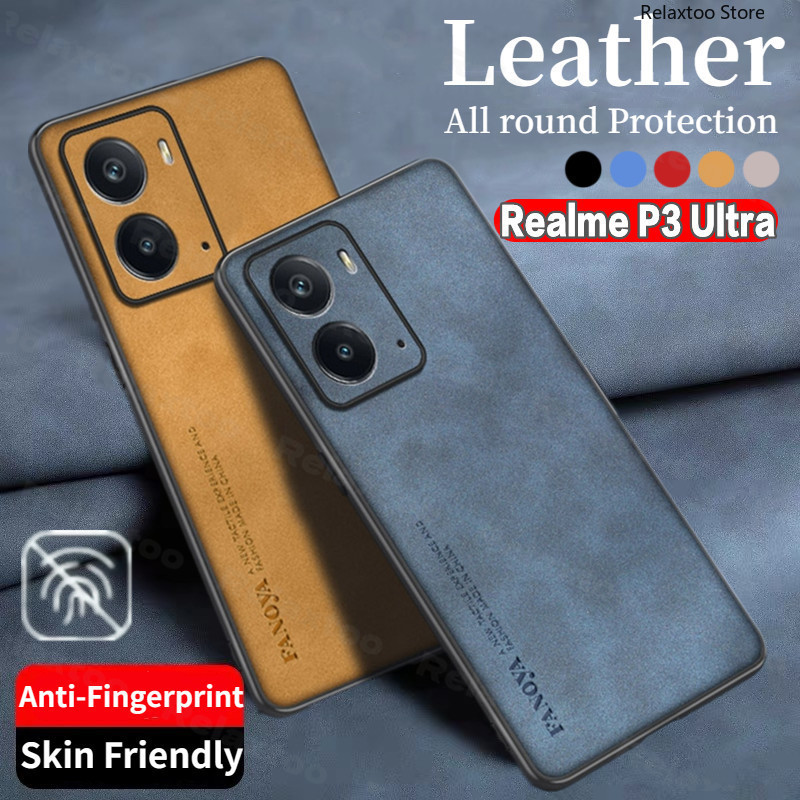 ปลอกสําหรับRealmeP3 Realme P3 Ultra P3Ultra P 3 RealmeP3Ultra 5G RMX5030 หนังแกะหนังนุ่มเคสโทรศัพท์ก