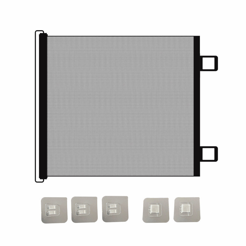 ที่กั้นสัตว์เลี้ยง ตาข่ายแยกสุนัข รั้วกั้นแมว ยืดหดได้ พับเก็บได้ ติดตั้งง่าย แข็งแรง น้ำหนักเบา รั้วกั้นหมา - รูปที่ 4