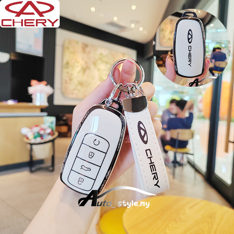 Chery กุญแจรถปกป้อง Shell Chery jeacoo 7 Key สําหรับ Chery C5 ev/Tiggo 8pro/Tiggo 7pro/Omoda 5/ometa